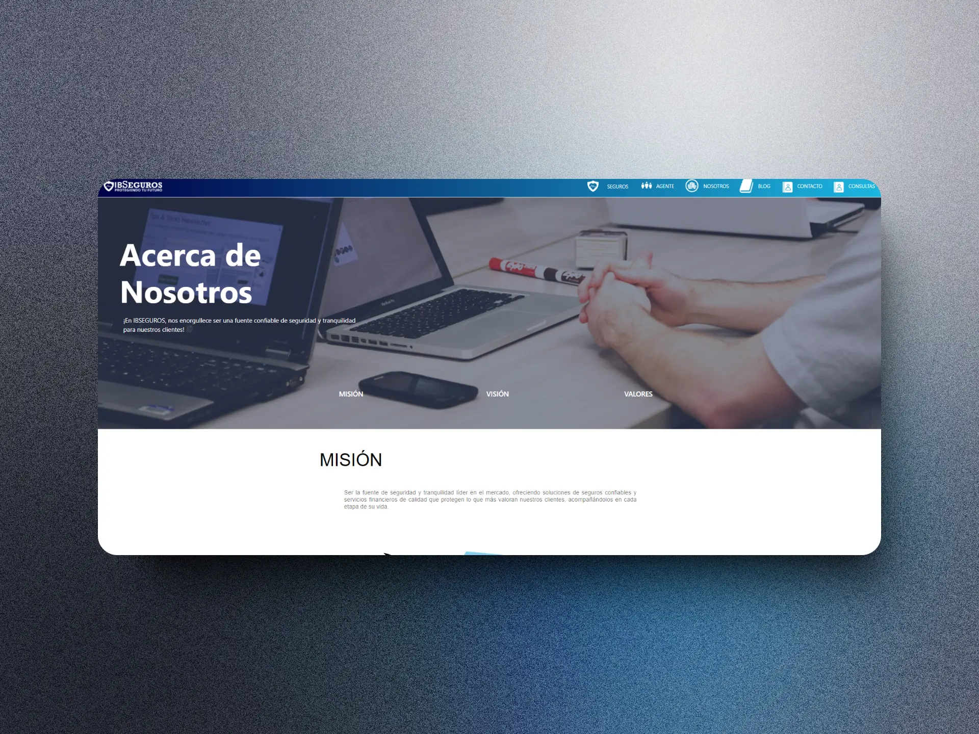 Captura de pantalla del proyecto /projects/ibseguros2.webp