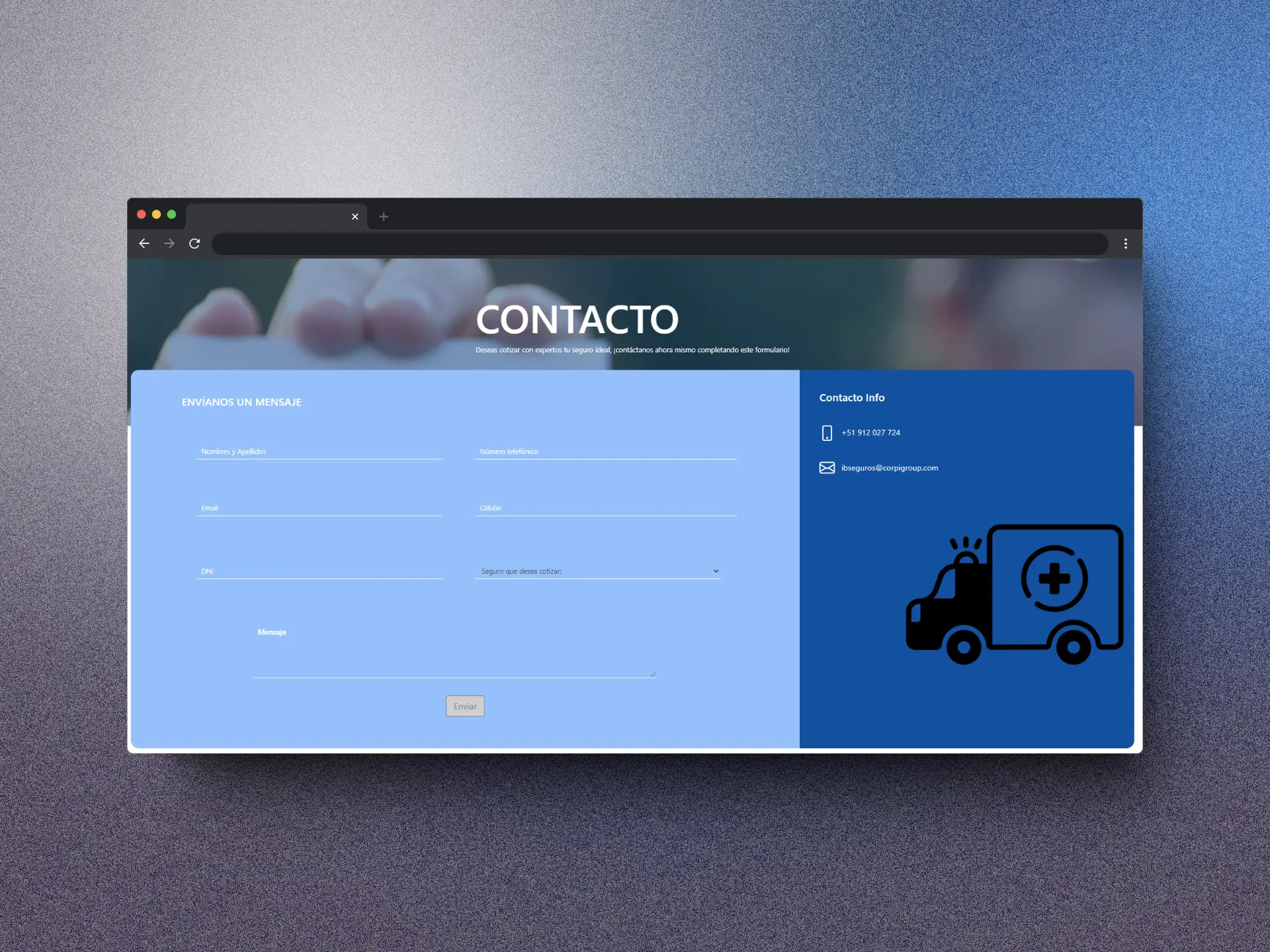 Captura de pantalla del proyecto /projects/ibseguros5.webp